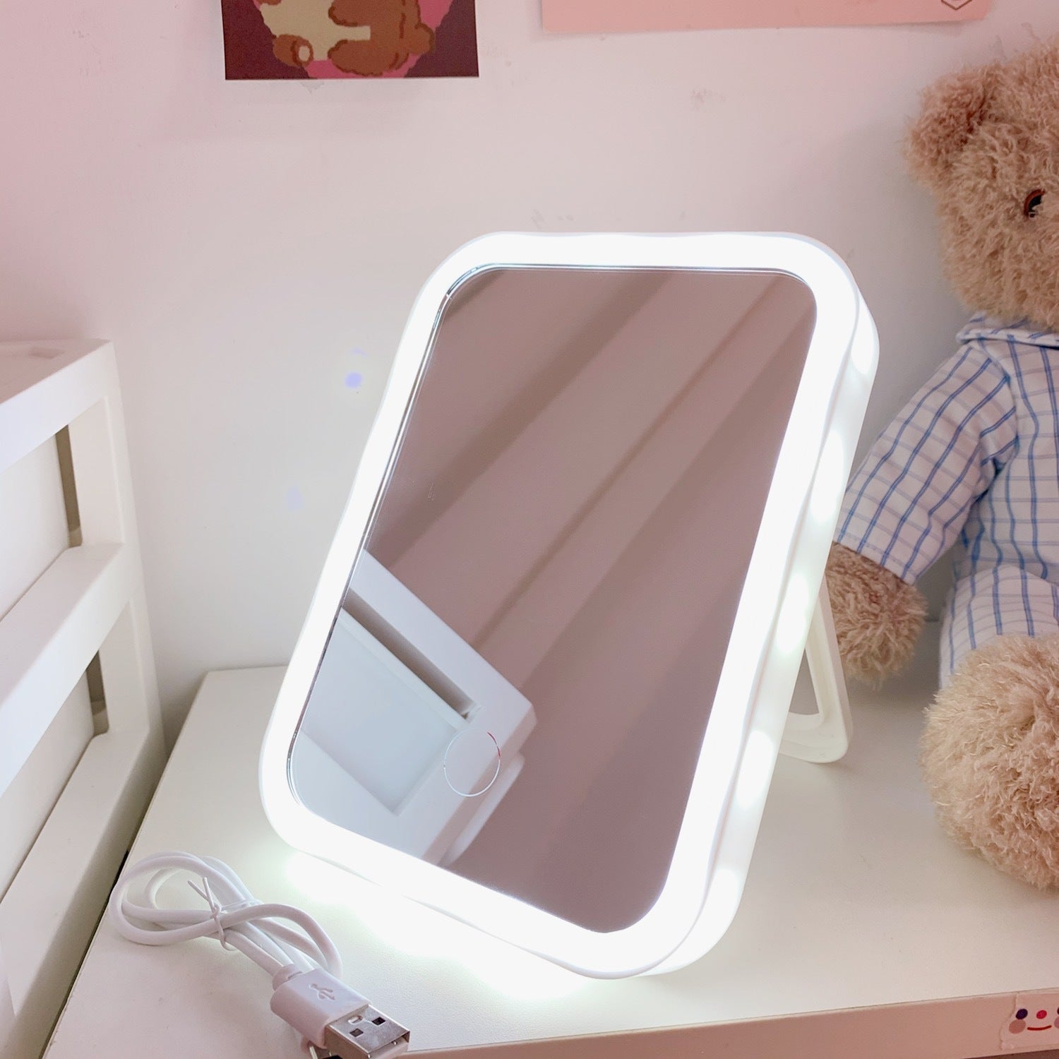 Desktop Desktop Vanity Mirror LED Vanity Mirror Portable Vanity Mirror DecoDreams